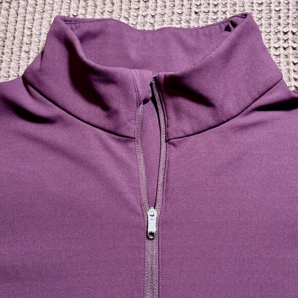 Lululemon Surge Warm Reflective 1/2‑Zip Pullover Men’s M – Dark Plum - Picture 3 of 7